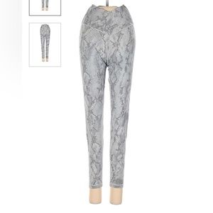 Aerie M snakeskin crossover high waisted leggings